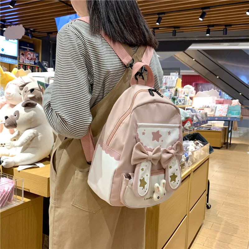 地雷系ファッションうさ耳リュック