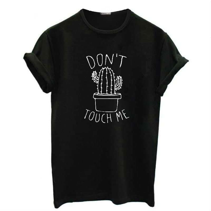 地雷系ファッションサボテンTシャツ