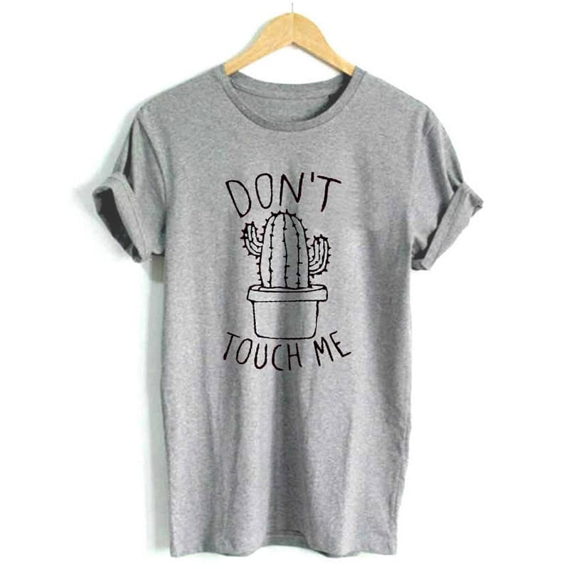 地雷系ファッションサボテンTシャツ