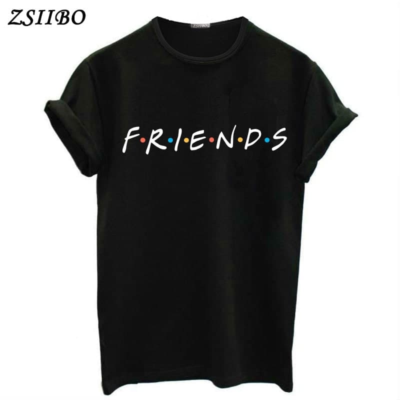 地雷系ファッションフレンズシリーズTシャツ
