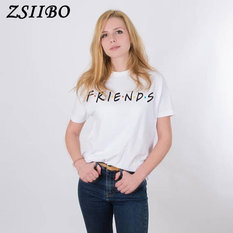 地雷系ファッションフレンズシリーズTシャツ