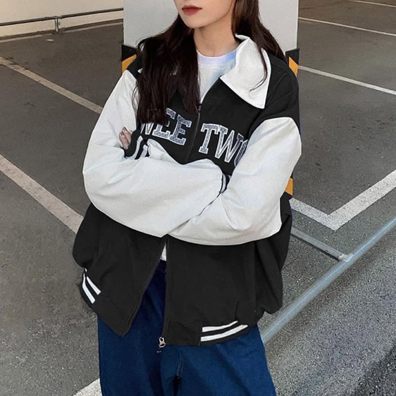 地雷系ファッションアウター カジュアルスカジャン