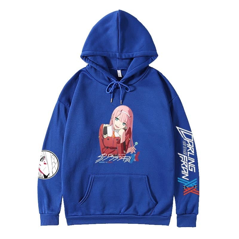 地雷系ファッションアニメ女の子キャラプリントパーカー