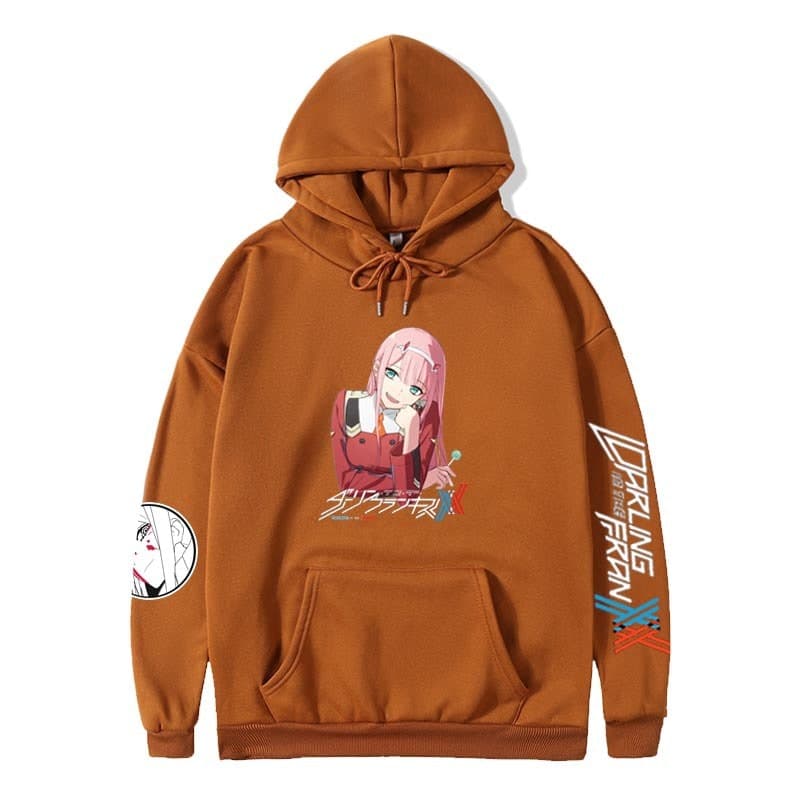 地雷系ファッションアニメ女の子キャラプリントパーカー