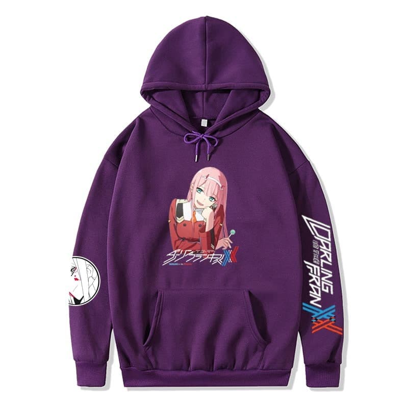 地雷系ファッションアニメ女の子キャラプリントパーカー