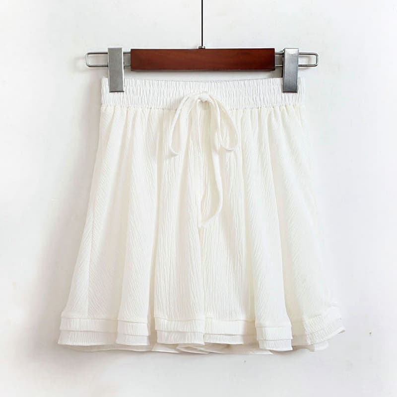 地雷系ファッションキュロットスカート 動きやすいショートキュロット カラーバリエーション豊富