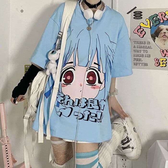 地雷系どでかゴスロリレディースTシャツ