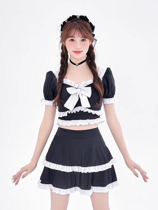 地雷系天使界隈セパレートメイド風水着