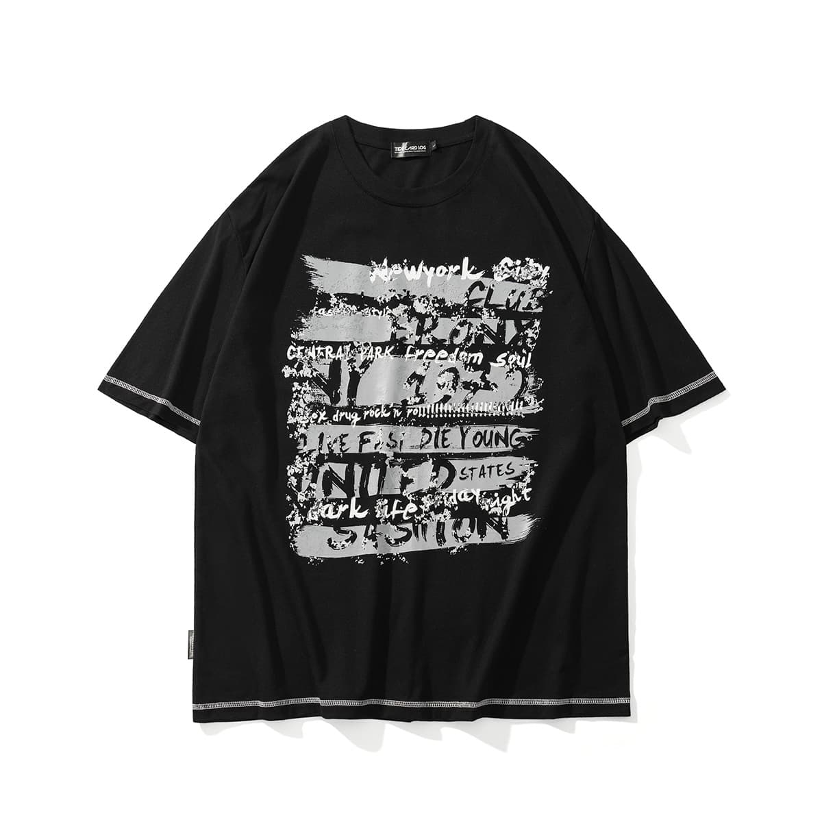 地雷系ファッション ストリート系半袖Tシャツ