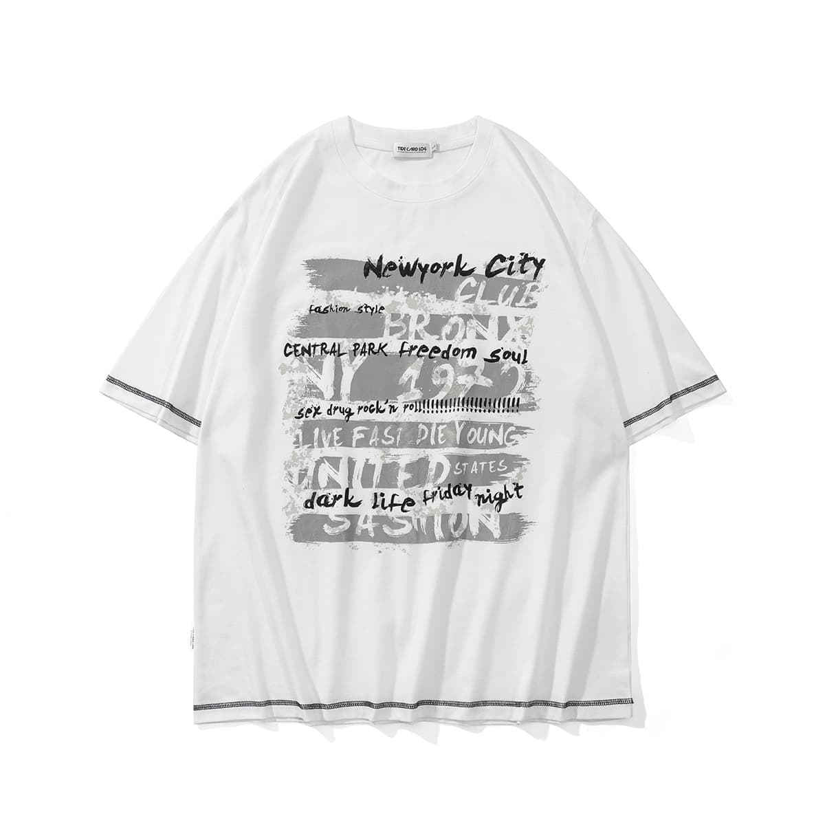 地雷系ファッション ストリート系半袖Tシャツ