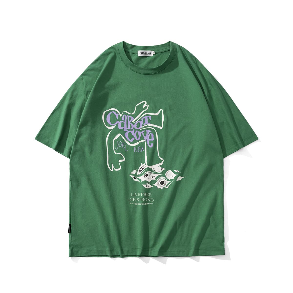 地雷系ファッション ルーズ半袖Tシャツ