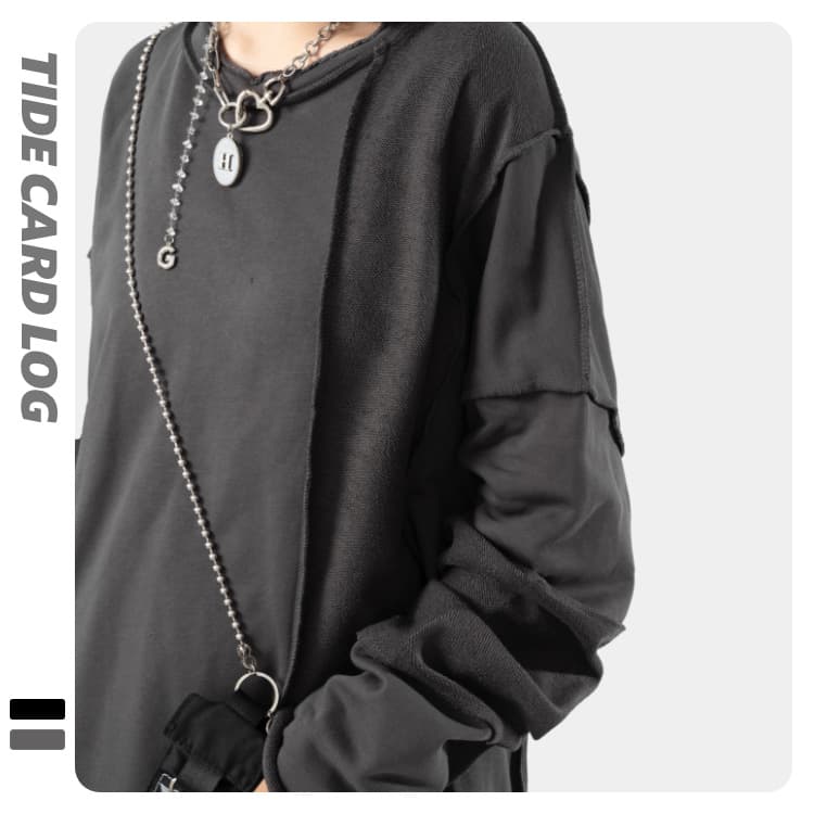 地雷系ファッション ルーズセーター