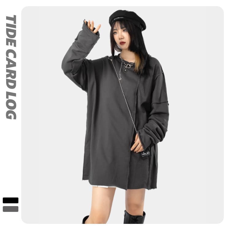 地雷系ファッション ルーズセーター