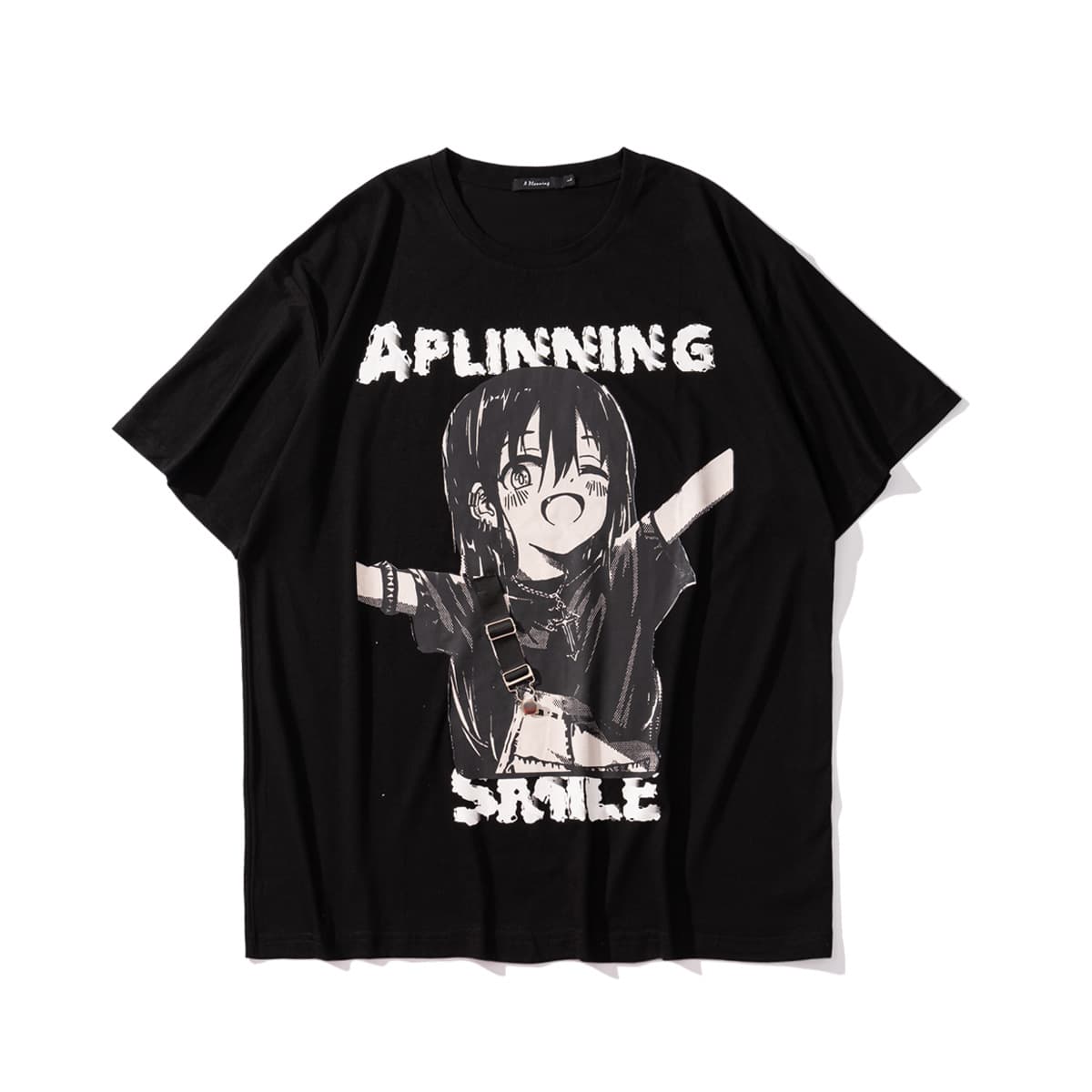 地雷系ファッション 原宿風アニメ漫画Tシャツ