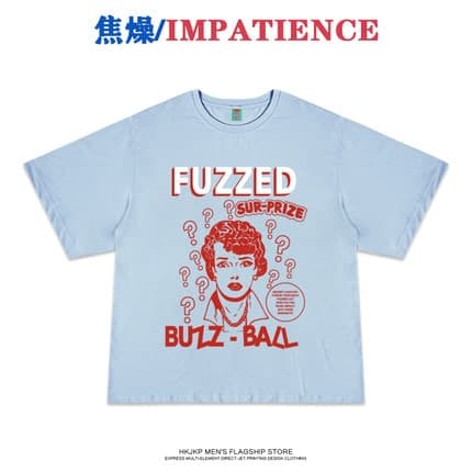 地雷系ファッション 漫画風ビンテージTシャツ