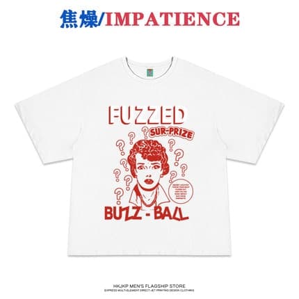 地雷系ファッション 漫画風ビンテージTシャツ