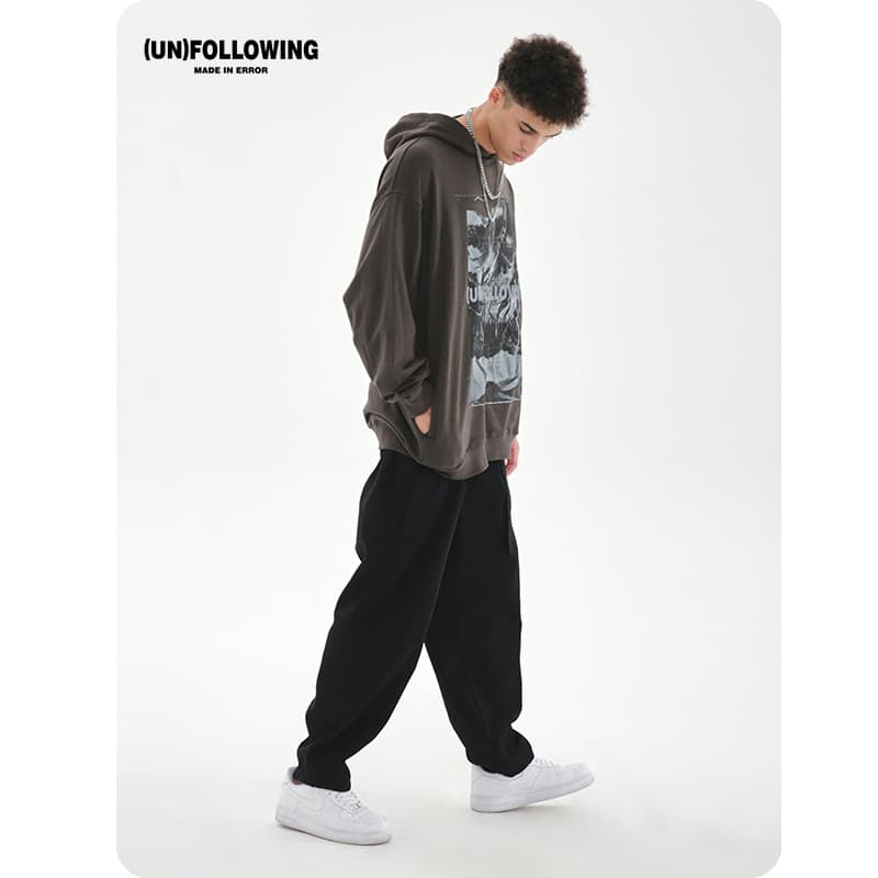 地雷系ファッション クール系デザイン パーカー