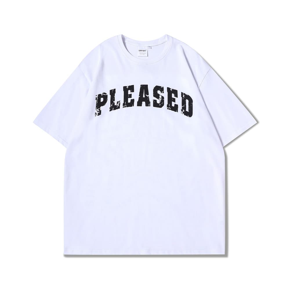 地雷系ファッション 星形プリント 半袖クルーネックTシャツ